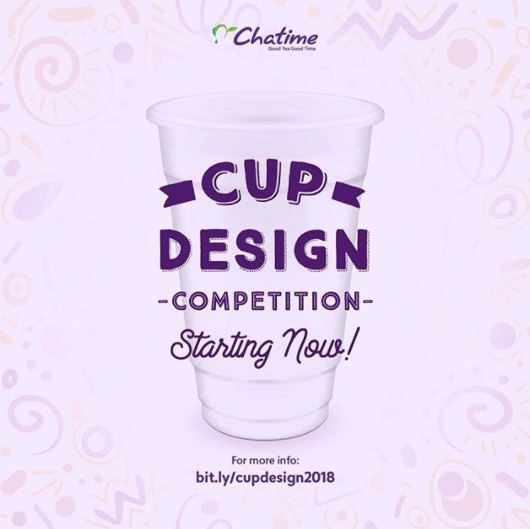  Event Cup Design Competition from Chatime April 2018