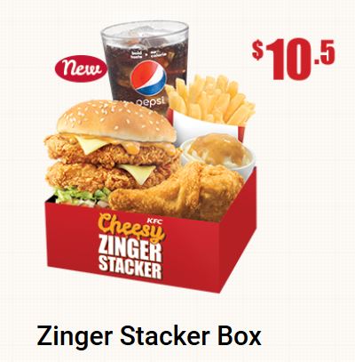  Zinger Stacker Box Promotion at KFC April 2018