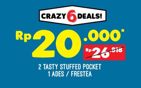  Special Price Tasty Stuffed Pocket at Domino Pizza April 2018