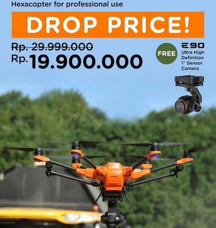  Yunec H520 Hexacopter Promotion at Wellcomm Shop April 2018