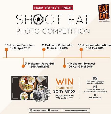  Shoot Eat Photo Competition at Eat & Eat April 2018
