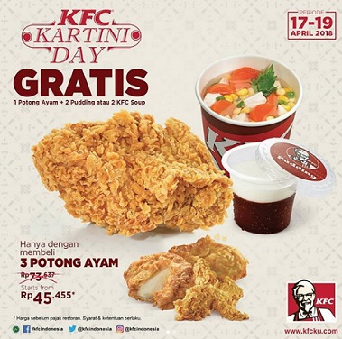  Promo Kartini's Day from KFC April 2018