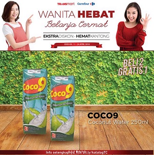 Buy 2 Get 1 Free Coco9 at Transmart Carrefour