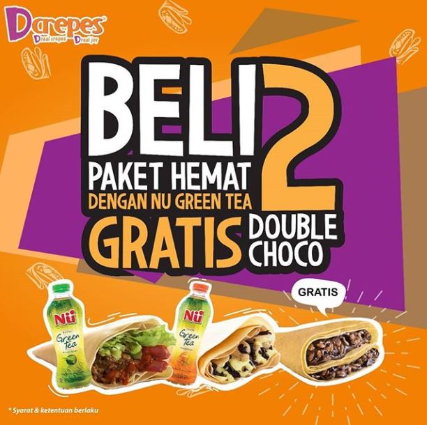 Buy 2 Get 1 Free from D'Crepes April 2018