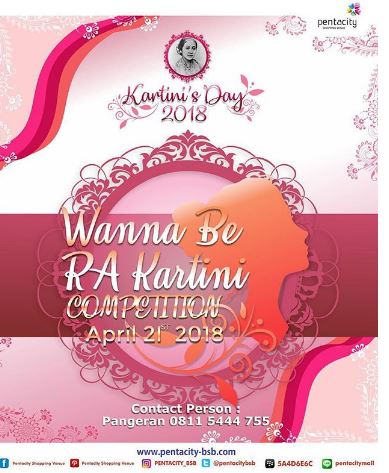  Wanna Be RA Kartini Competition at Pentacity Mall April 2018