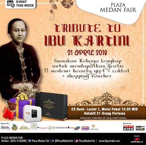  Tribute to Ibu Kartini at Plaza Medan Fair April 2018