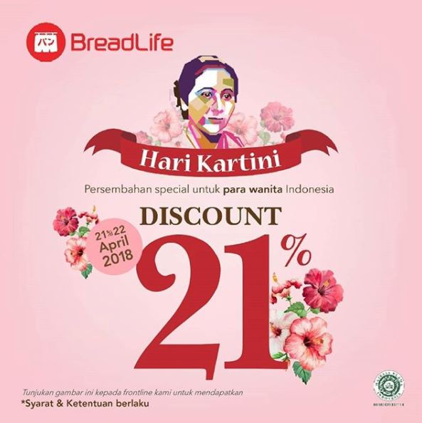  Discount 21 from BreadLife April 2018