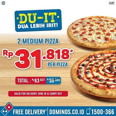  Promo DU-IT dari Domino's Pizza April 2018