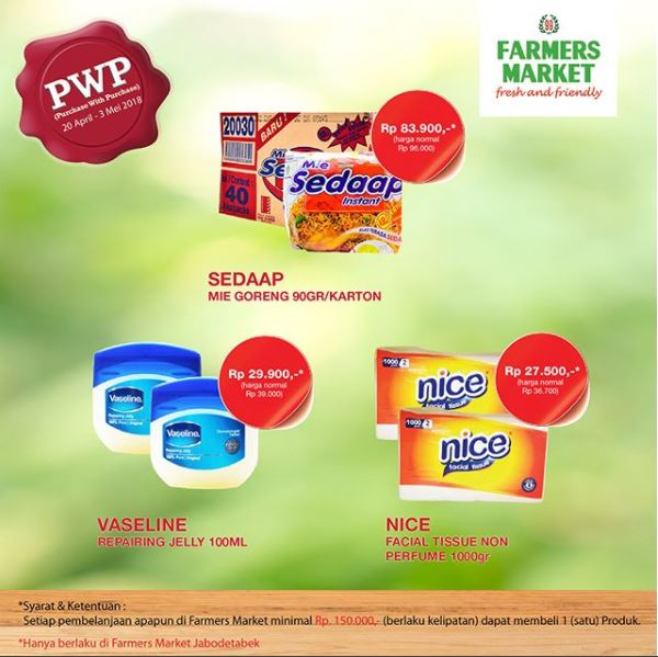  PWP Promotion from Farmers Market April 2018