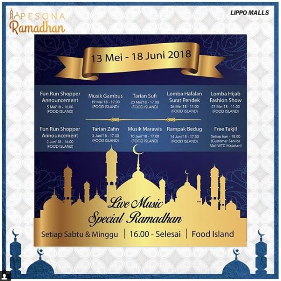  Special Event Ramadan at WTC Mall Matahari May 2018