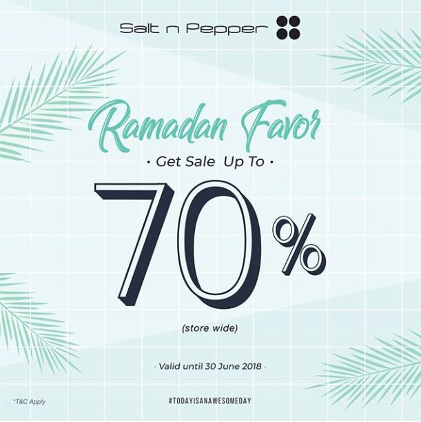  Discount Up to 70% from Salt n Pepper May 2018