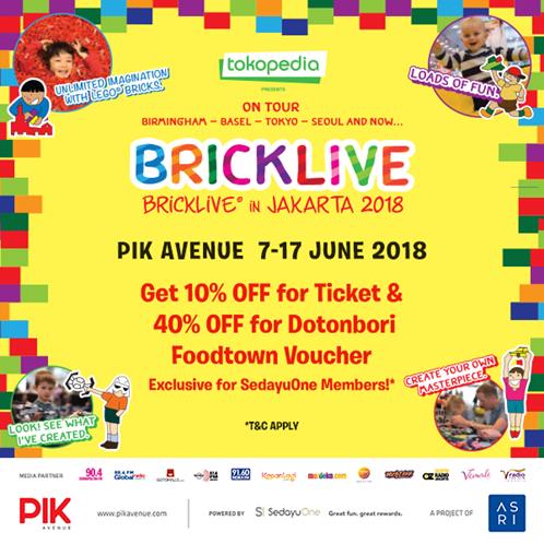  Brick Live Jakarta at PIK Avenue April 2018