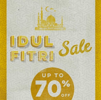  Idul Fitri Sale Up to 70% dari Payless Juni 2018