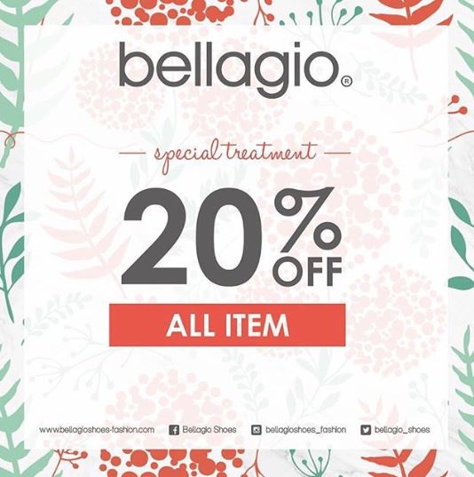  Discount 20% from Bellagio June 2018