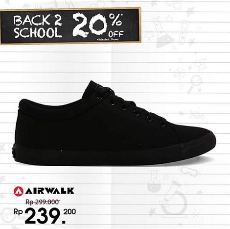  Special Price Rp 239.200 Airwalk at Sports Station July 2018