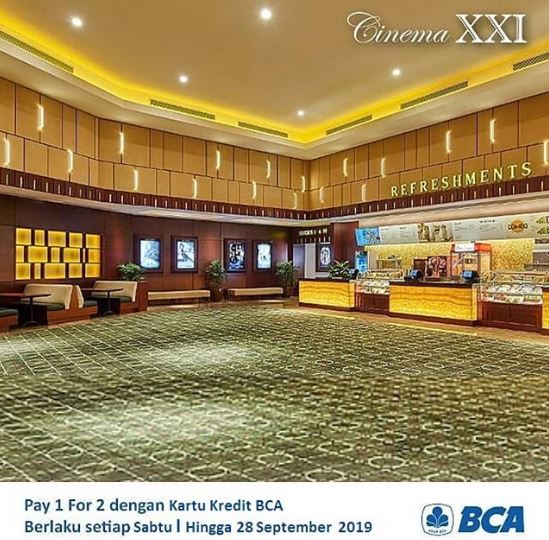 Pay 1 For 2 at Cinema XXI