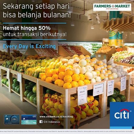  Save up to 50% promo from Farmers Market February 2019
