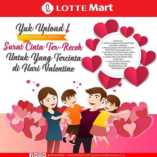  Love Letter Challenge At LOTTE Mart February 2019