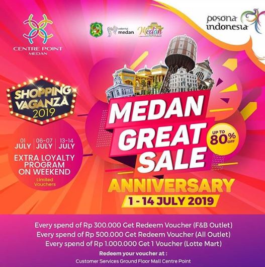  Centre Point Medan Great Sale di Mall Centre Point Medan Juni 2019