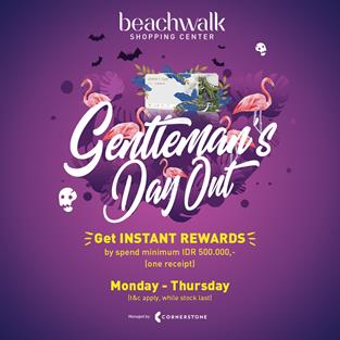  Gentleman’s Day Out di Beachwalk Oktober 2019