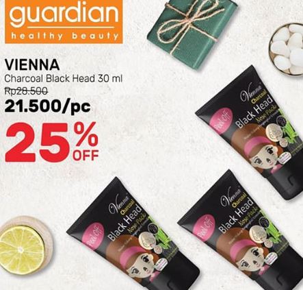  Discount 25% on Vienna Charcoal Black Head at Guardian October 2019