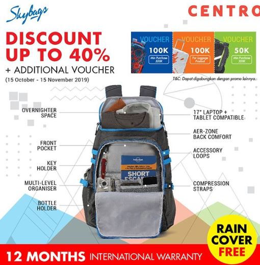  up to 40% discount at Centro October 2019