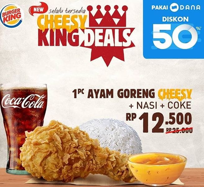  Promo Ayam Goreng Cheesy at Burger King October 2019