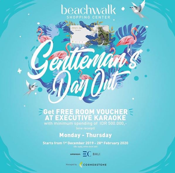  Gentleman’s Day Out di Beachwalk Bali Desember 2019