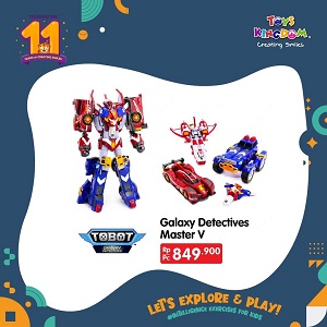 Galaxy Detectives Master V Hanya Rp 849.900 di Toys Kingdom Agustus 2021