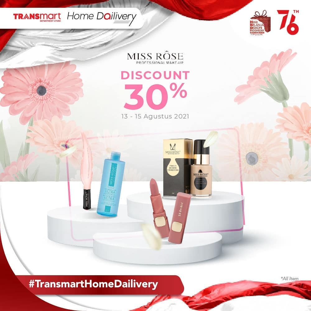  Miss Rose 30% discount at Transmart August 2021
