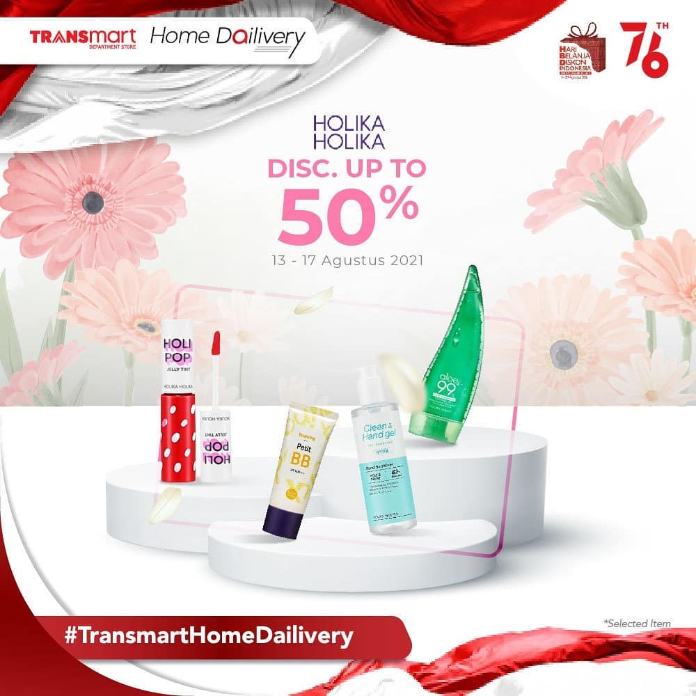 Holika Holika Discount Up To 50% at Transmart