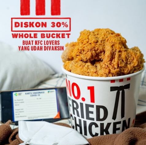  Discount 30% Whole Bucket at KFC August 2021