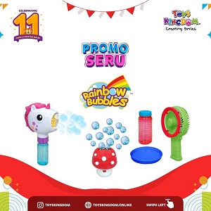  Exciting Rainbow Bubbles Promo at Toys kingdom August 2021