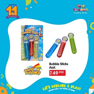  Exciting Promo Bubble Sticks Asst at Toys Kingdom August 2021