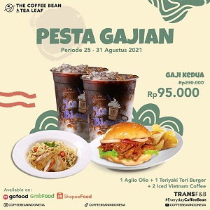  Second Payday Party Promo at The Coffee Bean & Tea Leaf August 2021