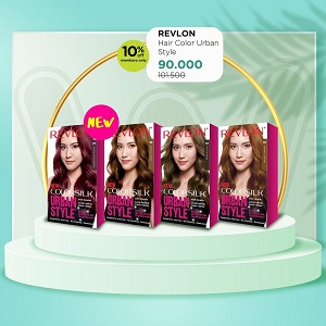  10% discount Revlon Hair Color Urban Style at Watsons August 2021