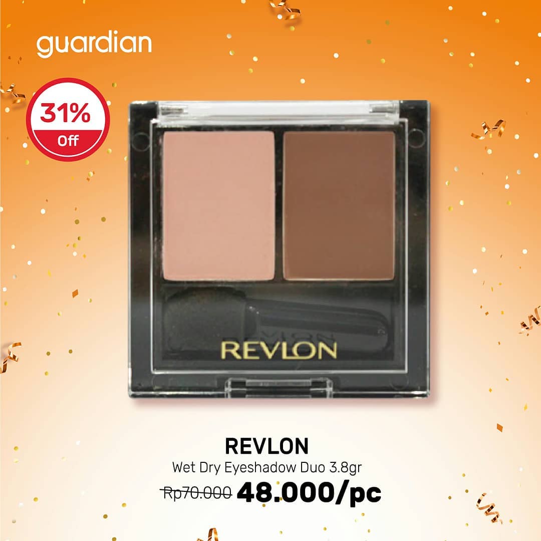  Discount 31% Off Revlon Wet Dry Eyeshadow Duo 3.8gr at Guardian September 2021