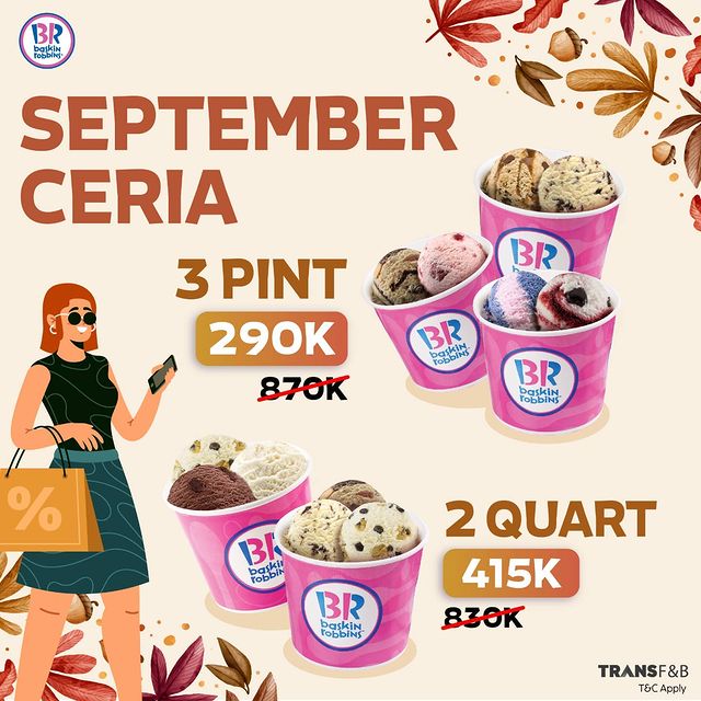  September Ceria Promotion From Baskin Robbins September 2021