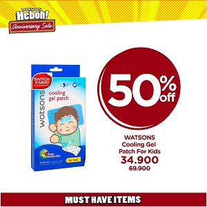  Discount 50% Off Watsons Cooling Gel Patch For Kids at Watsons September 2021