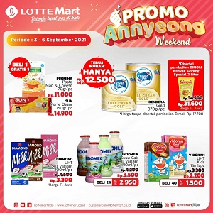  Annyeong Biscuits & Packaged Milk Promo at Lotte Mart September 2021