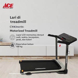  Kinetic Motorized Treadmill Promo at Ace Hardware  Want to have a healthier and stronger body? Make September 2021