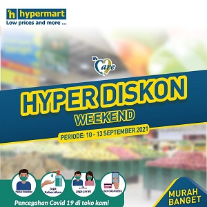  Weekend Hyper Discount Promo at Hypermart September 2021