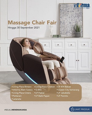  Massage Chair Fair Promo at Informa September 2021