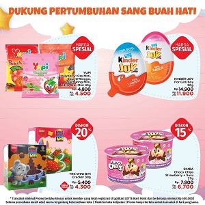  Special Prices for Various Sweets at Lotte Mart September 2021