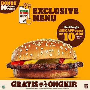  Exclusive Beef Burger Menu Promo at Burger King September 2021