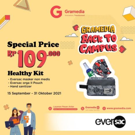  Special Price Rp 109.000 Healthy Kit at Gramedia September 2021