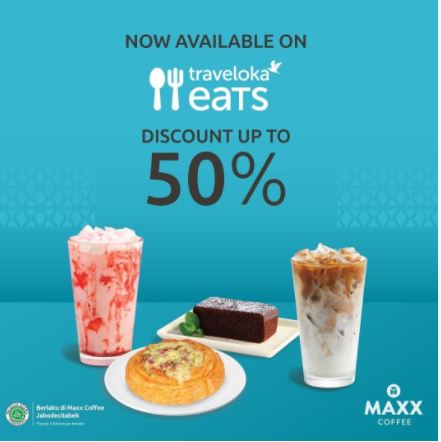  50% Discount Promo at Maxx Coffee September 2021