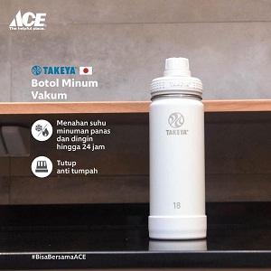  Takeya Vacuum Drink Bottle Promo at Ace Hardware September 2021