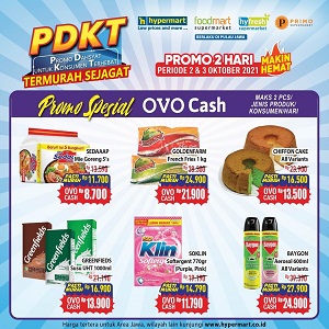  OVO Cash Special PDKT Promo at Hypermart October 2021