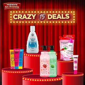  Crazy 15 Deals Promo at Watsons October 2021
